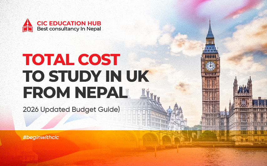 Total Cost to Study in UK from Nepal